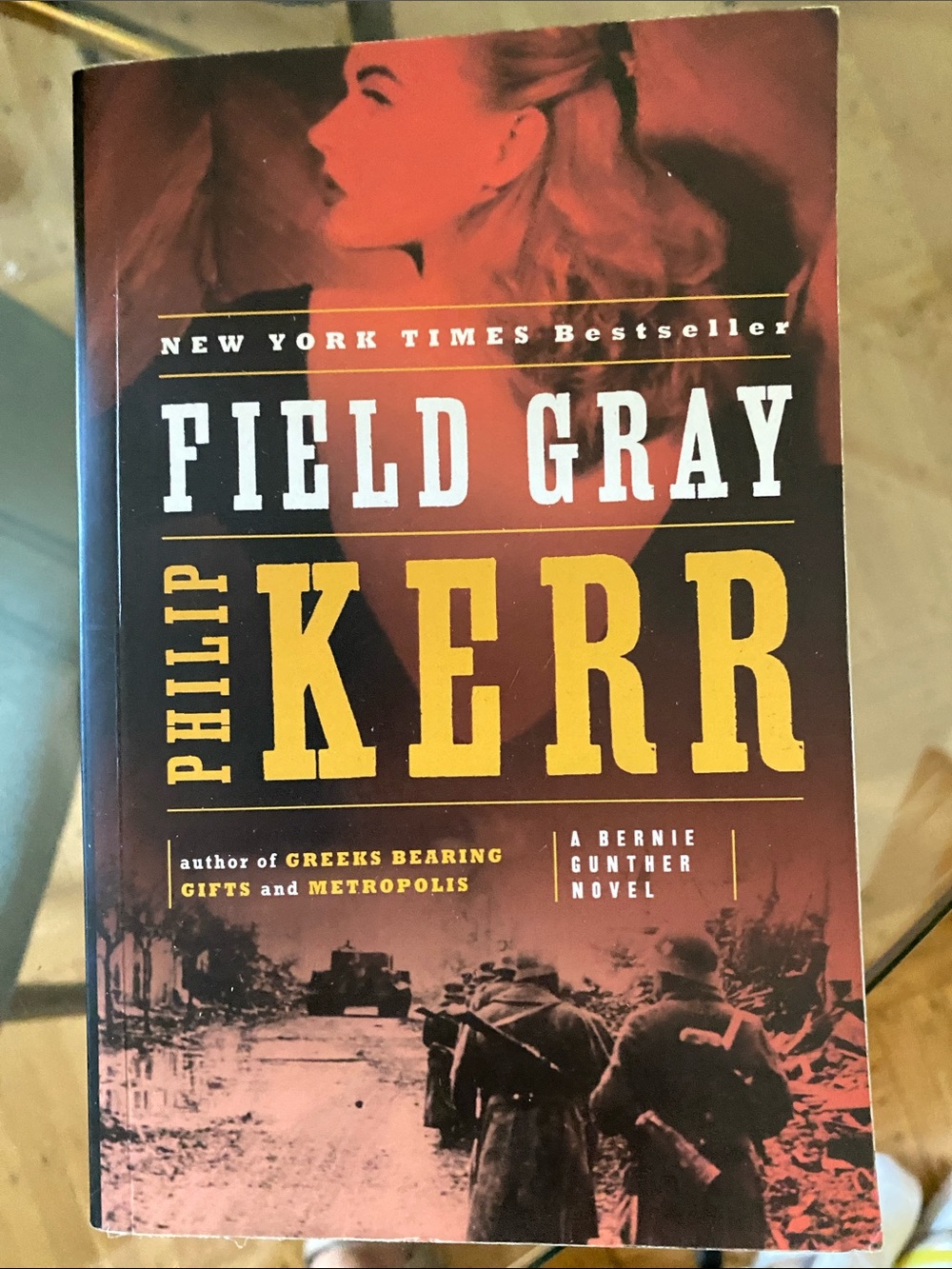 Field Gray by Philip Kerr - Red and Yellow Cover Paperback